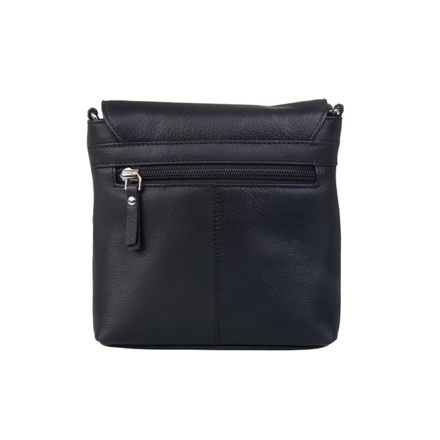 Lucy Small Leather Cross Body - Black