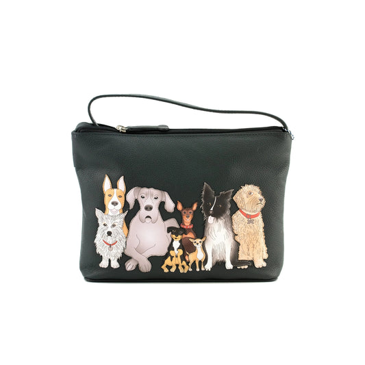 Kennel Crew Leather Crossbody Bag