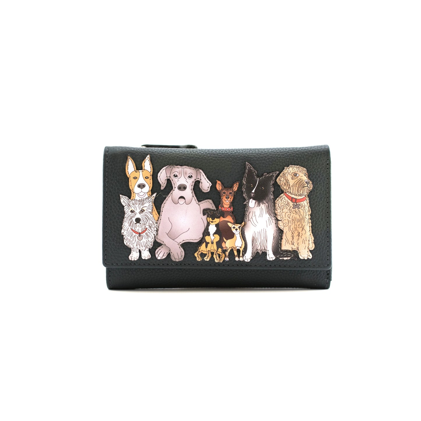 Kennel Crew Large Tri-Fold Leather Purse