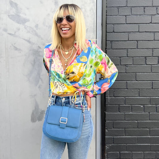Liza Crossbody - Blue