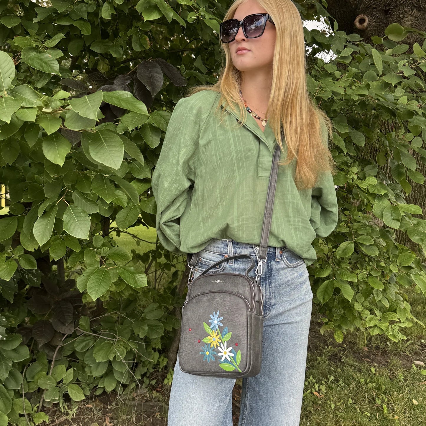 Marigold Crossbody - Grey