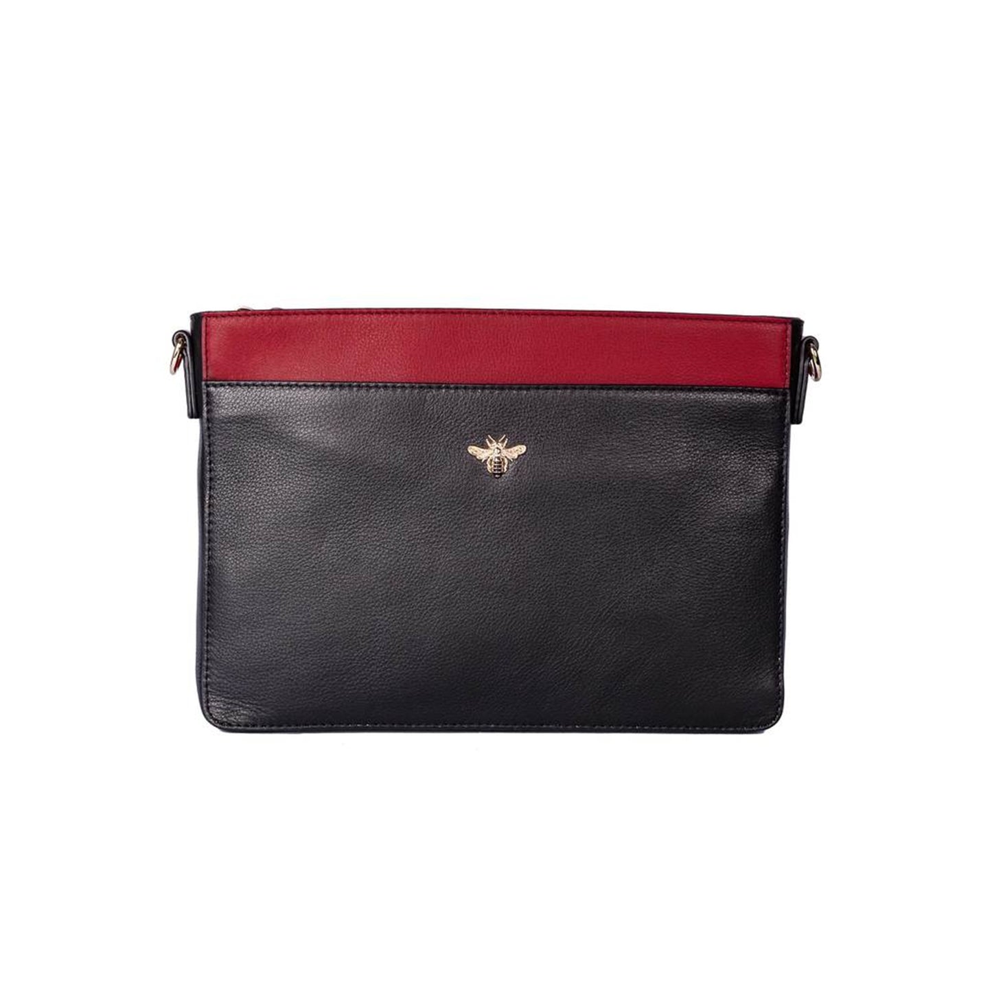 Mason Cross Body Leather Bag - Black