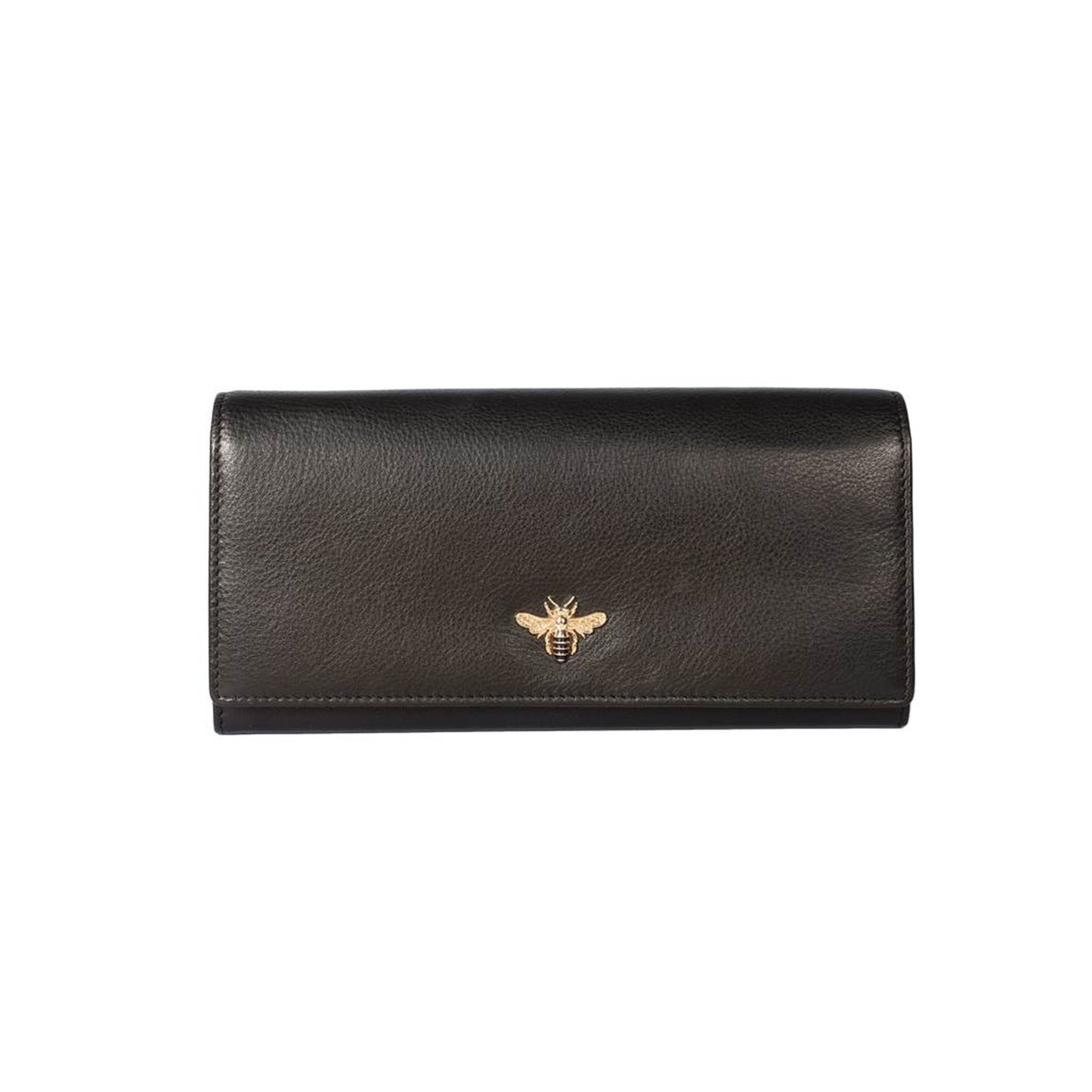 Mason Matinee Leather Wallet - Black/Red