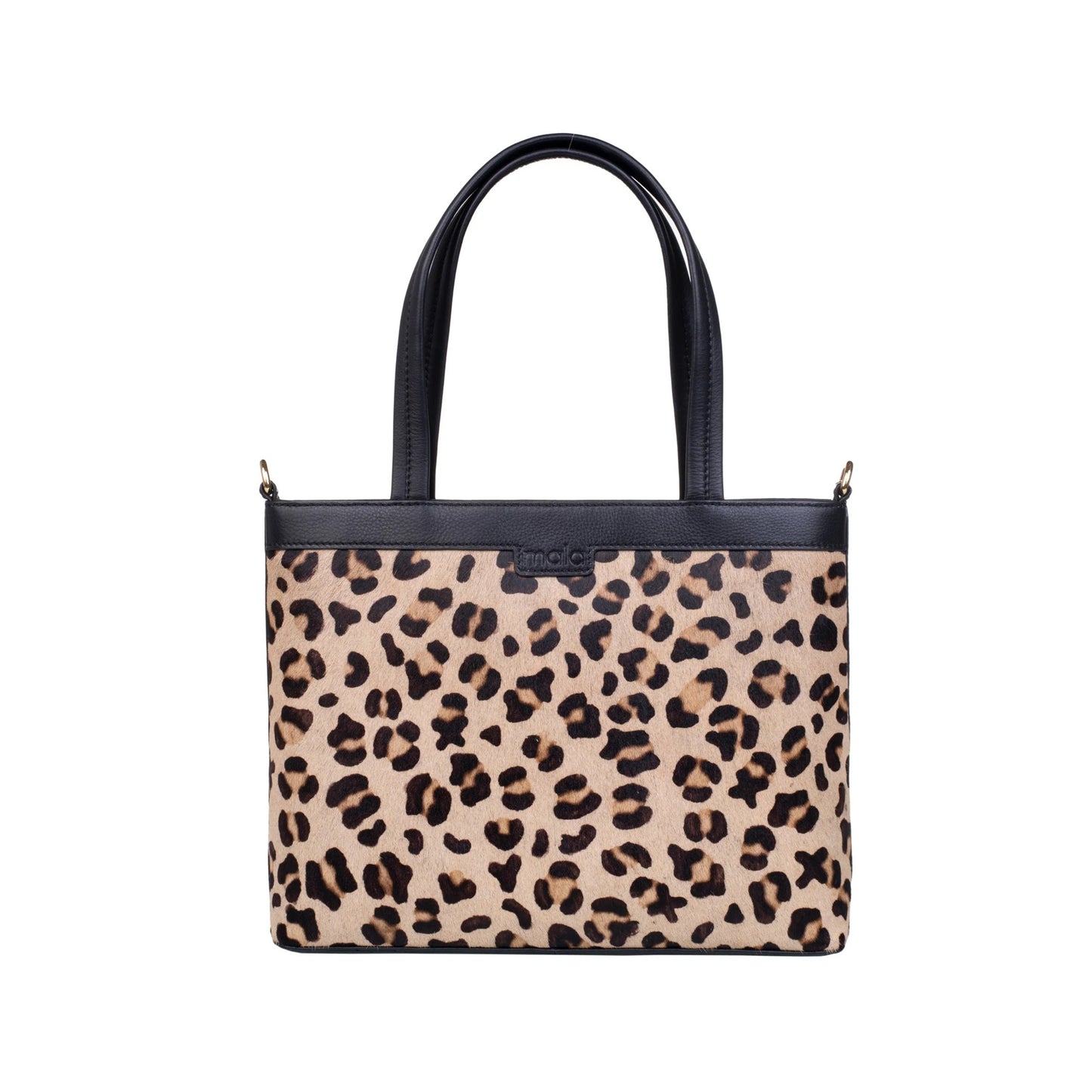 Matrah Leather Grab Bag - Black