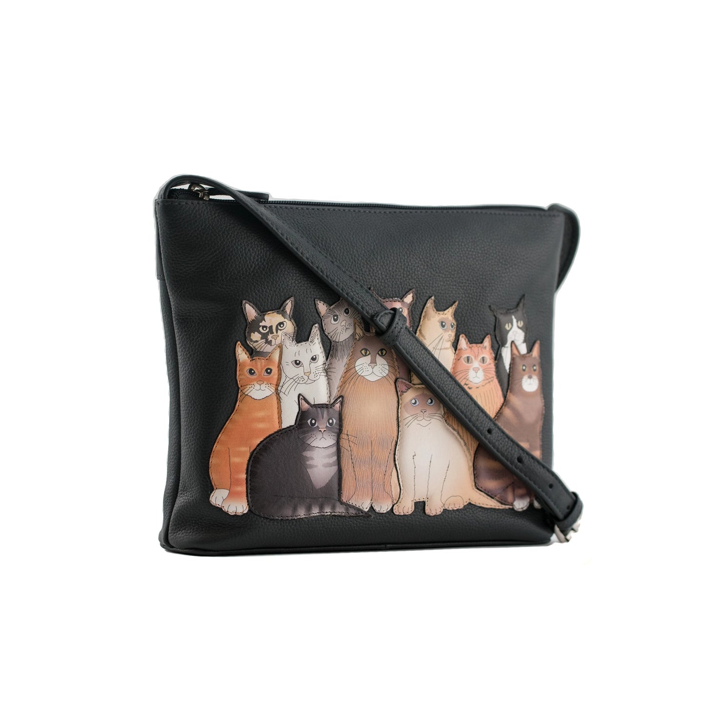 The Meowfia Leather Crossbody Bag