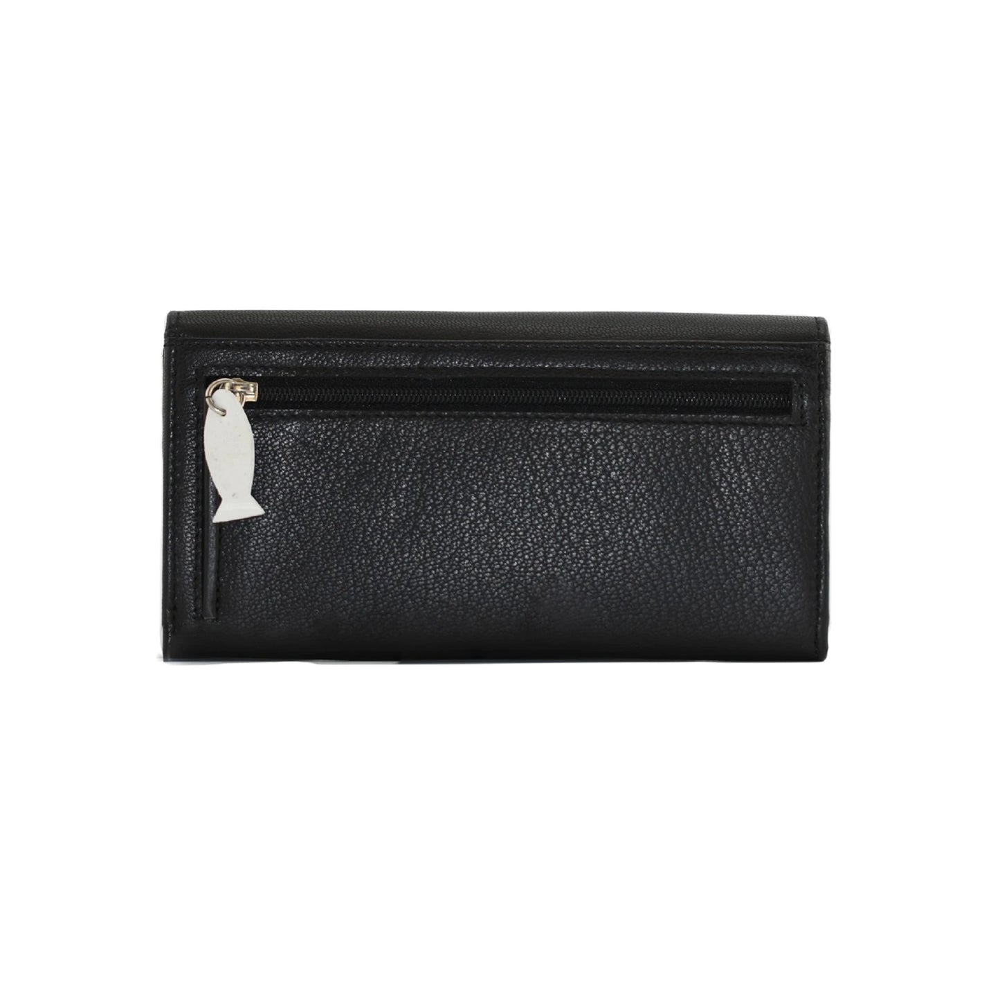 Midnight Cats Matinee Leather Wallet - Black