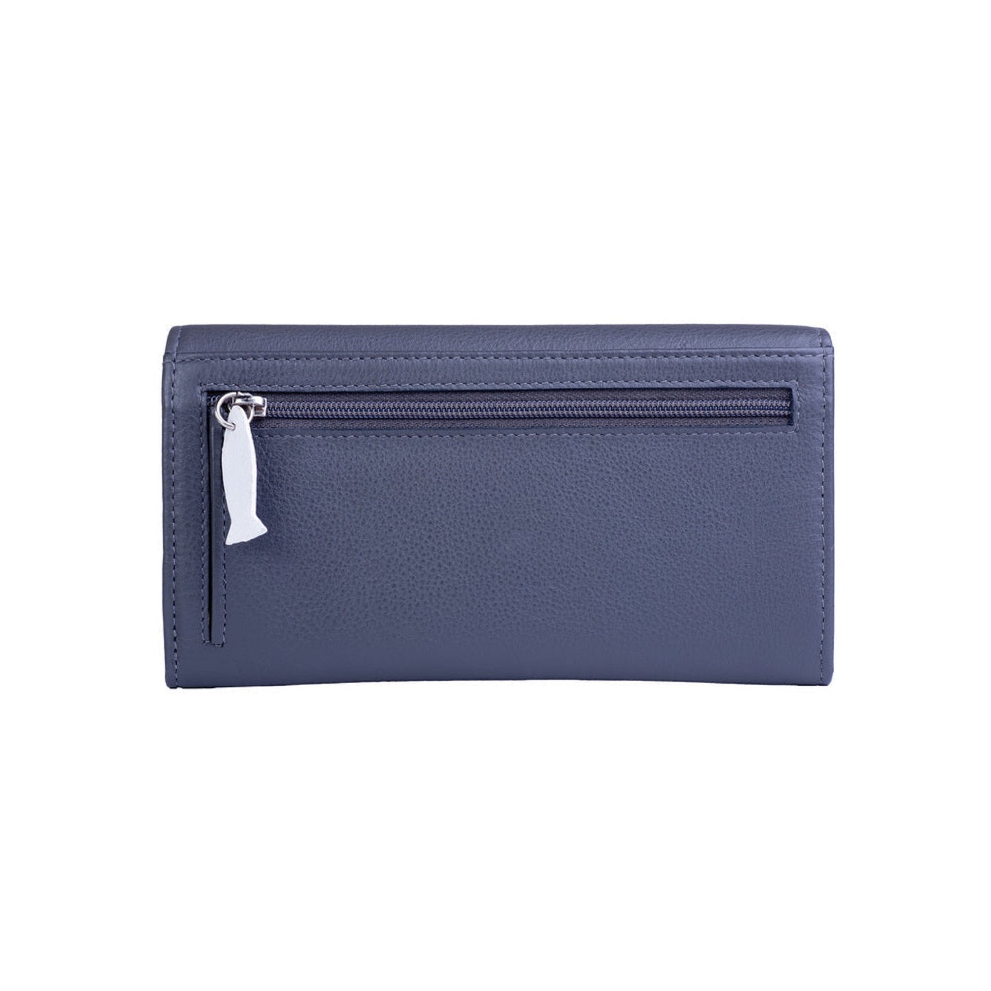 Midnight Cats Matinee Leather Wallet - Grey