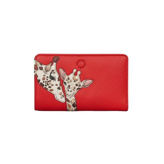 Mother's Pride Oxford Leather Purse - Red