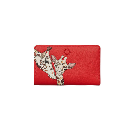 Mother's Pride Oxford Leather Purse - Red