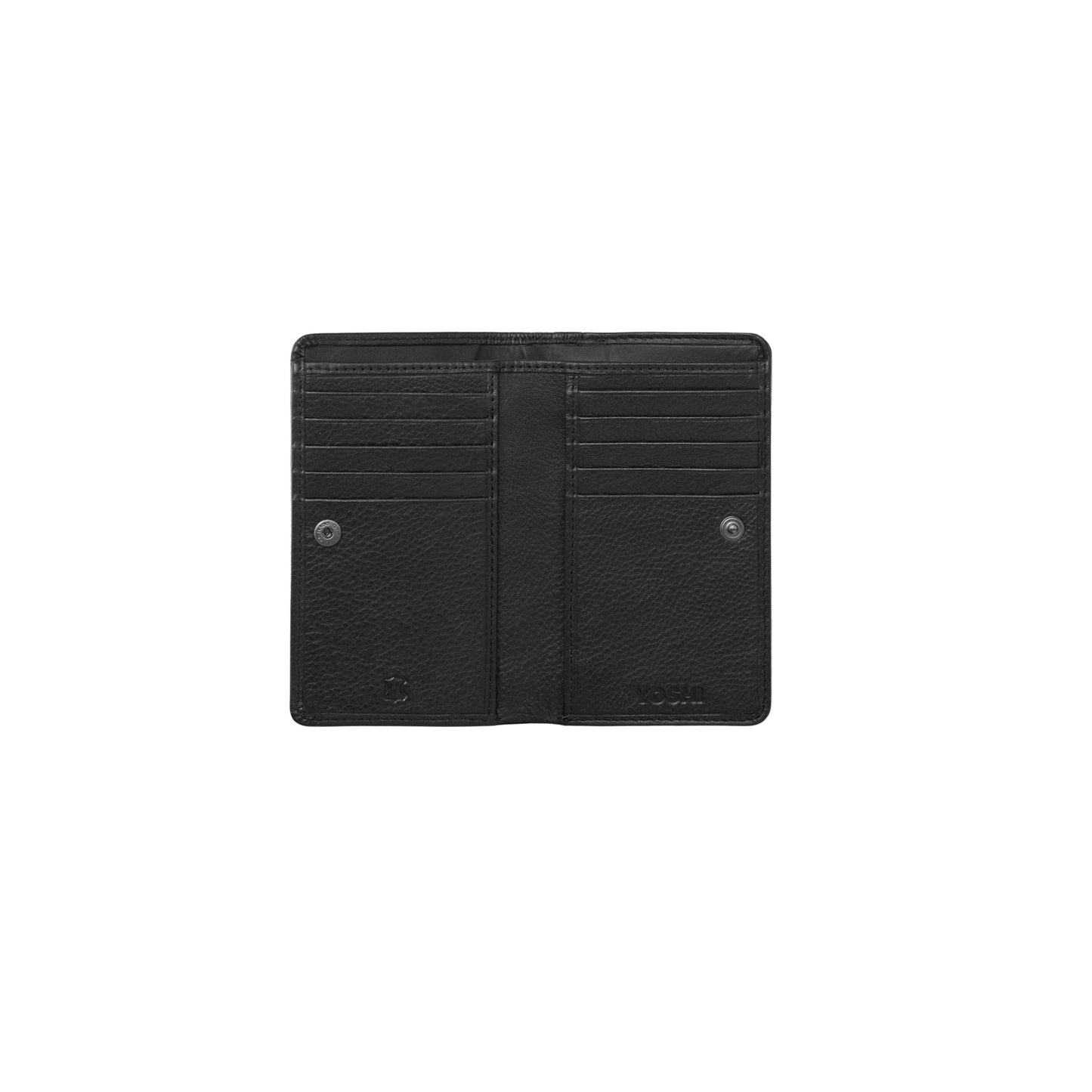 Horror Bookworm Oxford Leather Purse - Black