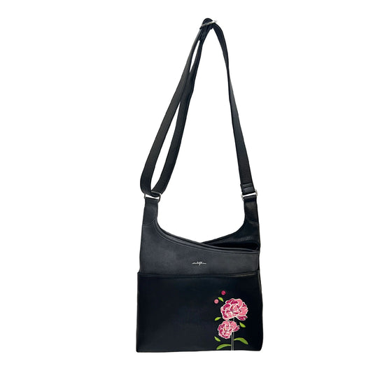 Peony Messenger - Black