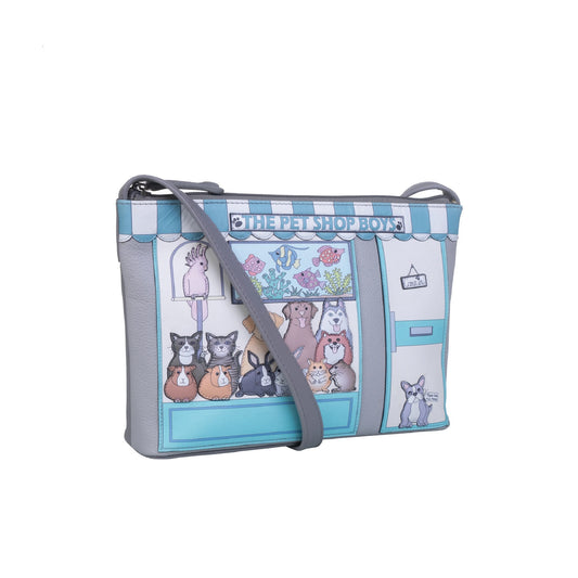 Beaus Pet Shop Pals Leather Cross Body Bag Small