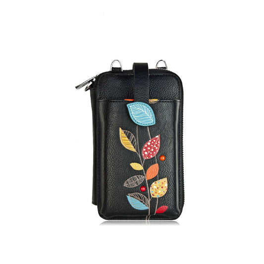 Petal Smartphone Pouch - Black