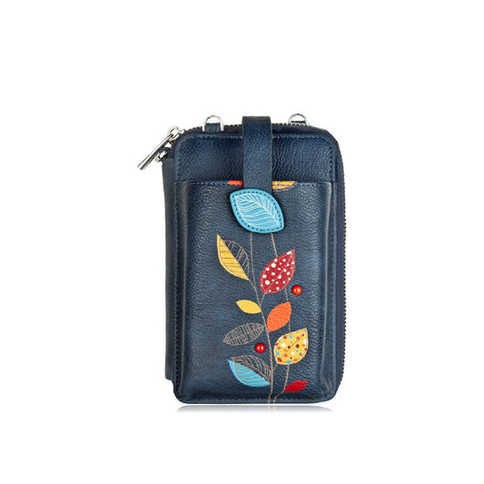 Petal Smartphone Pouch - Blue