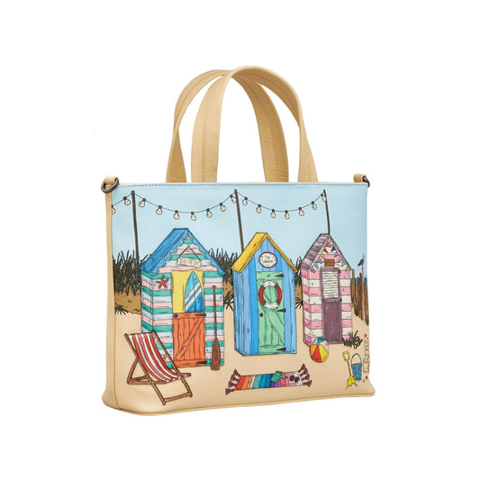 Seaside Memories Leather Grab Bag