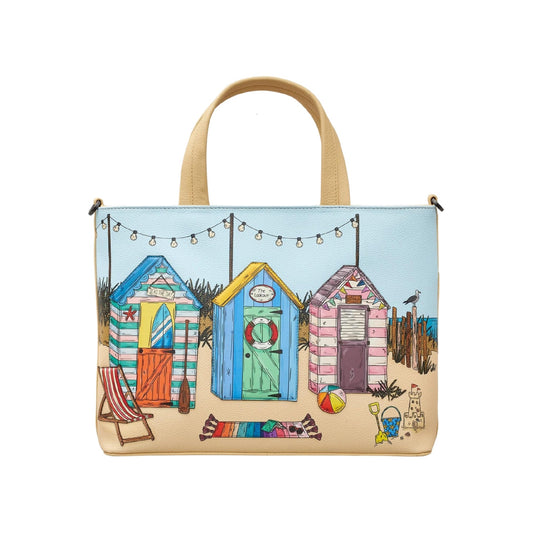 Seaside Memories Leather Grab Bag