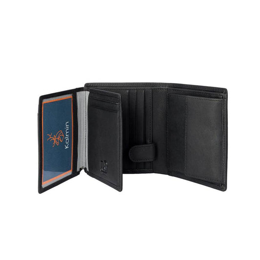 Men's Shaftsbury Shirt Wallet - Black Leather