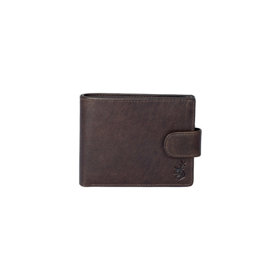 Men's Shaftsbury Tab Wallet with Coin Pocket - Brown