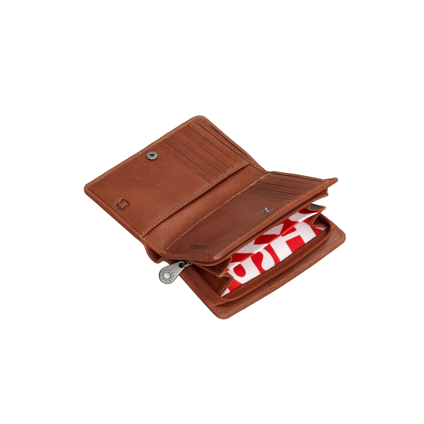 Shakespeare Bookworm Oxford Leather Purse - Brown
