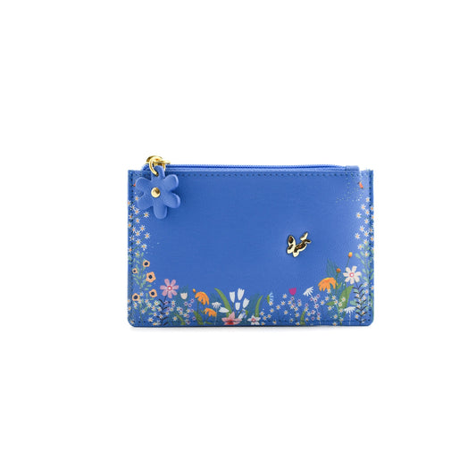 Shiloh Leather Card & Coin Purse - Blue