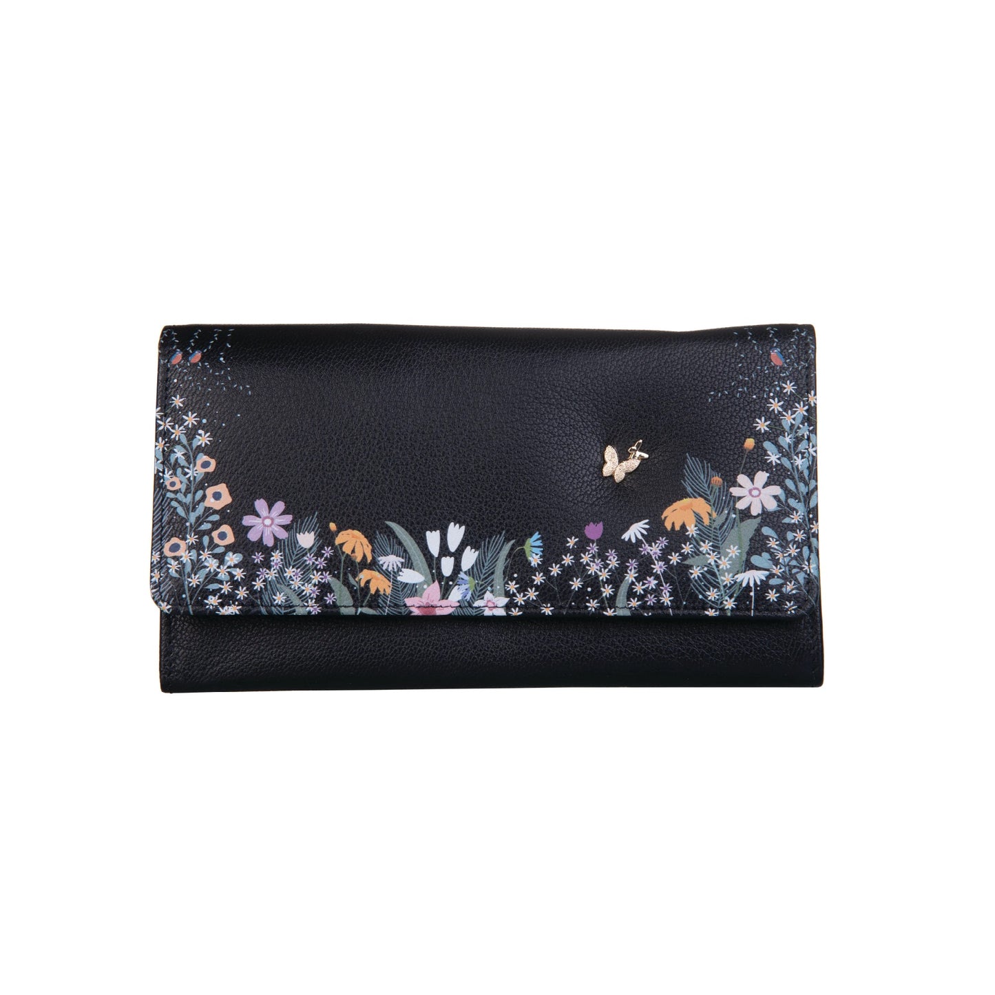 Shiloh Matinee Wallet Leather - Black