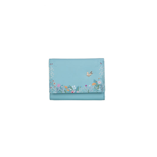 Shiloh Midi Tri-Fold Purse Green