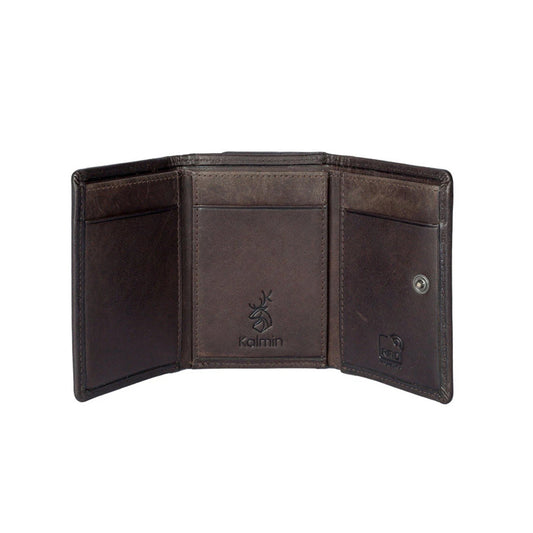 Men's Shaftsbury Tri-Fold Wallet with Coin Pocket - Black