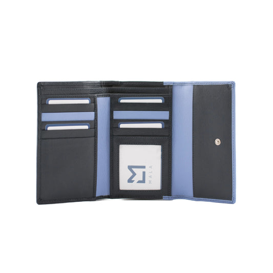 Snowdrop Large Tri Fold Leather Purse