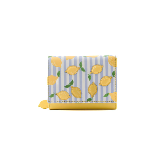Sorrento Small Tri-Fold Purse - Yellow