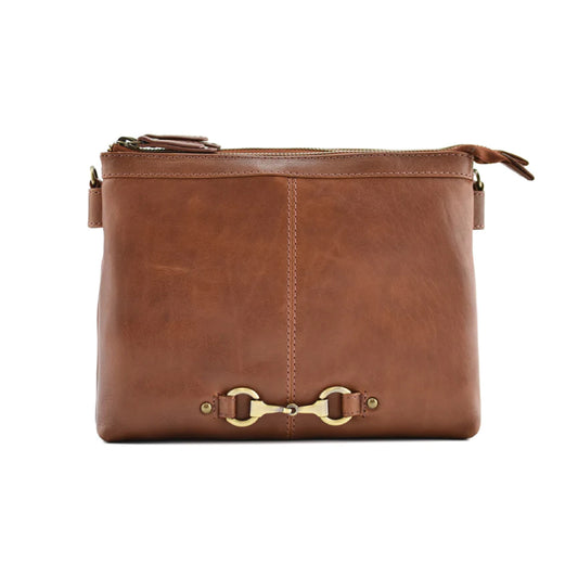 Mala Steed Double Pocket Leather Bag NZ