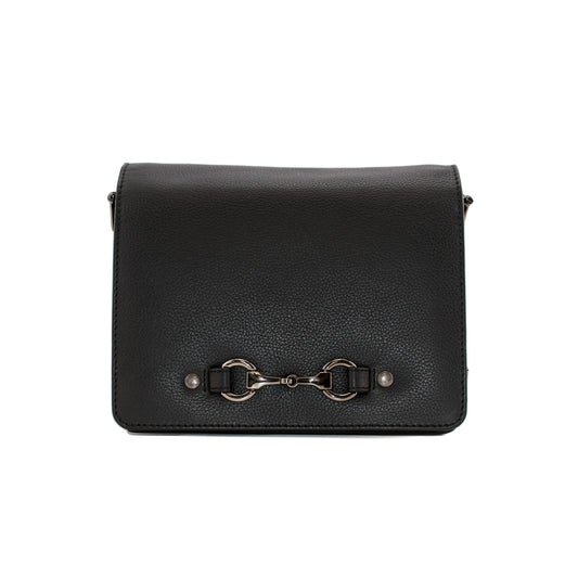 Steed Flab Leather Bag - Black