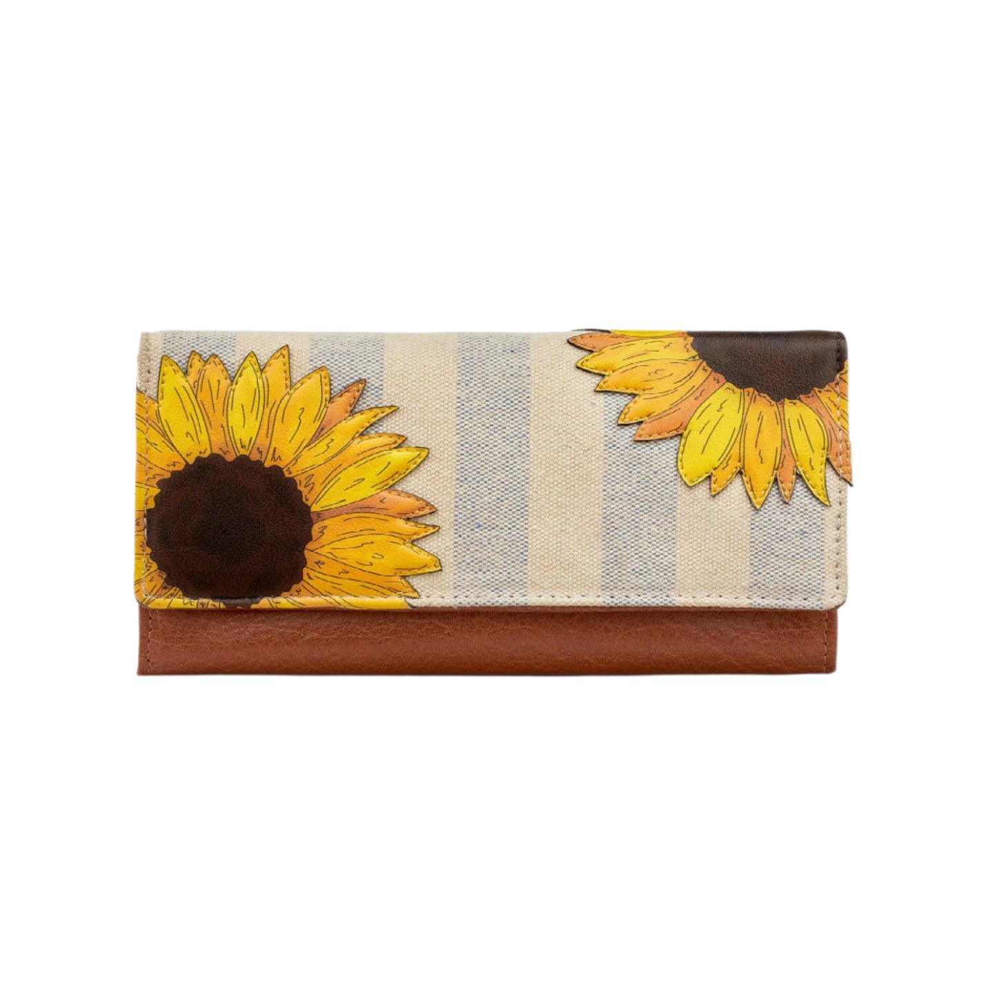 Sunflower Bloom  Hudson Leather Purse