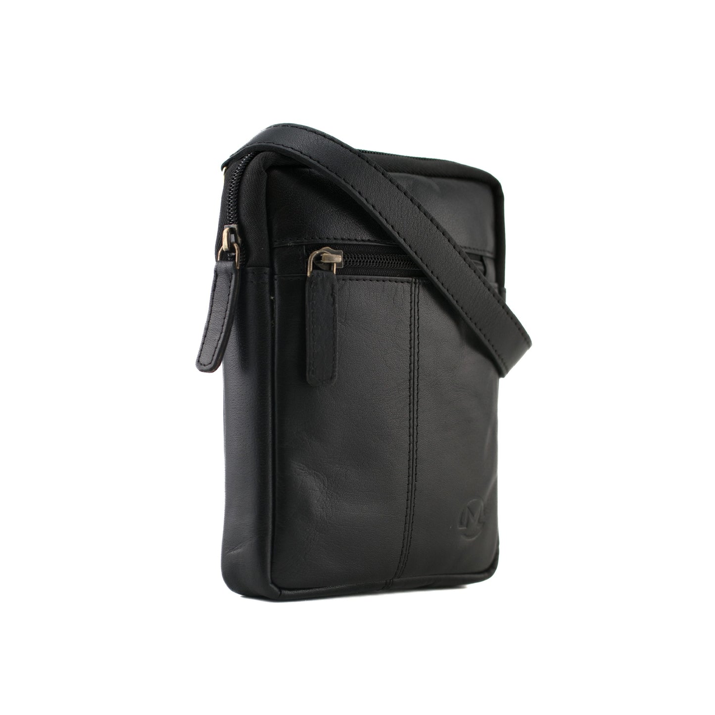 Toro Leather Travel Bag - Black