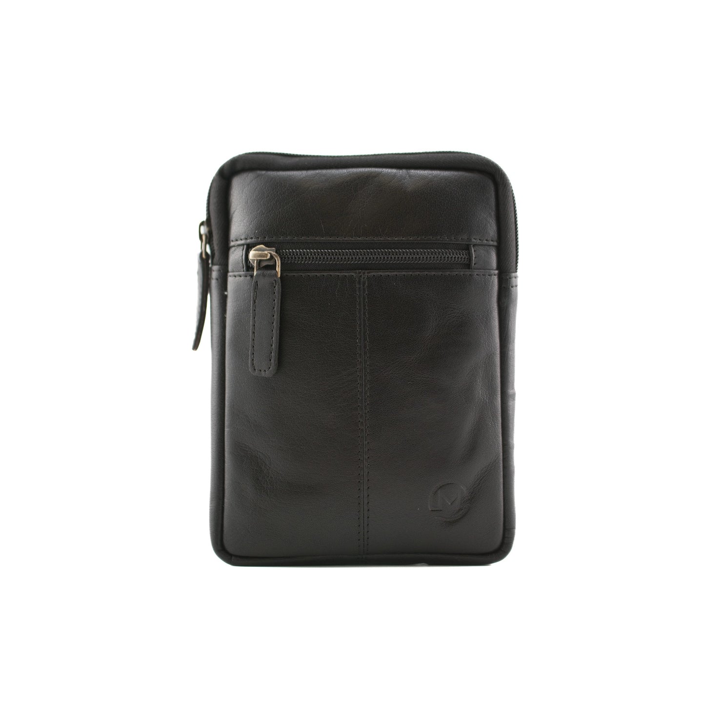 Toro Leather Travel Bag - Black