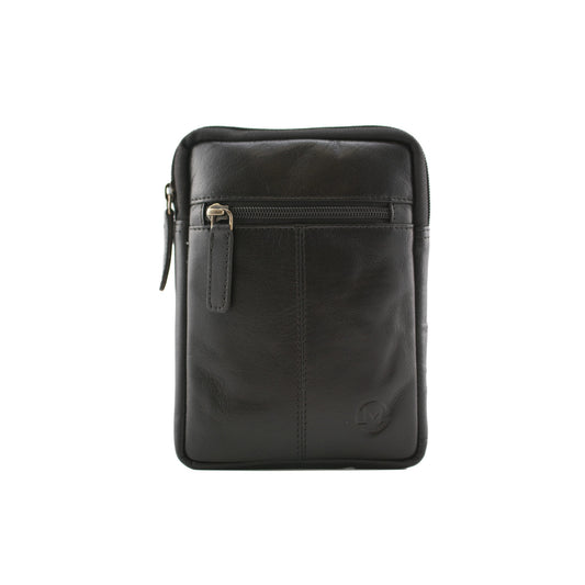 Toro Leather Travel Bag - Black