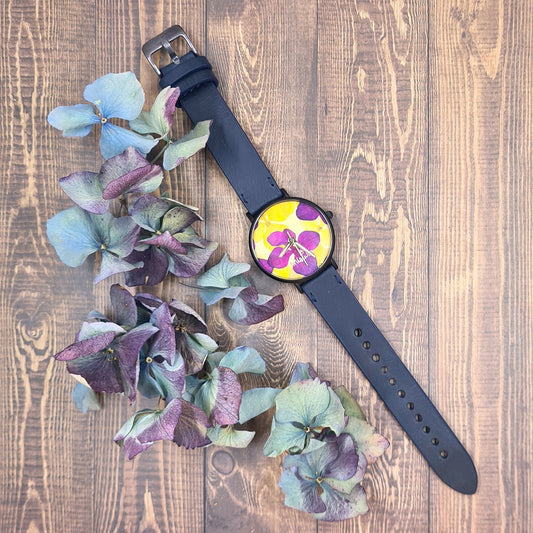 Manta Navy Floral | Ladies Watch