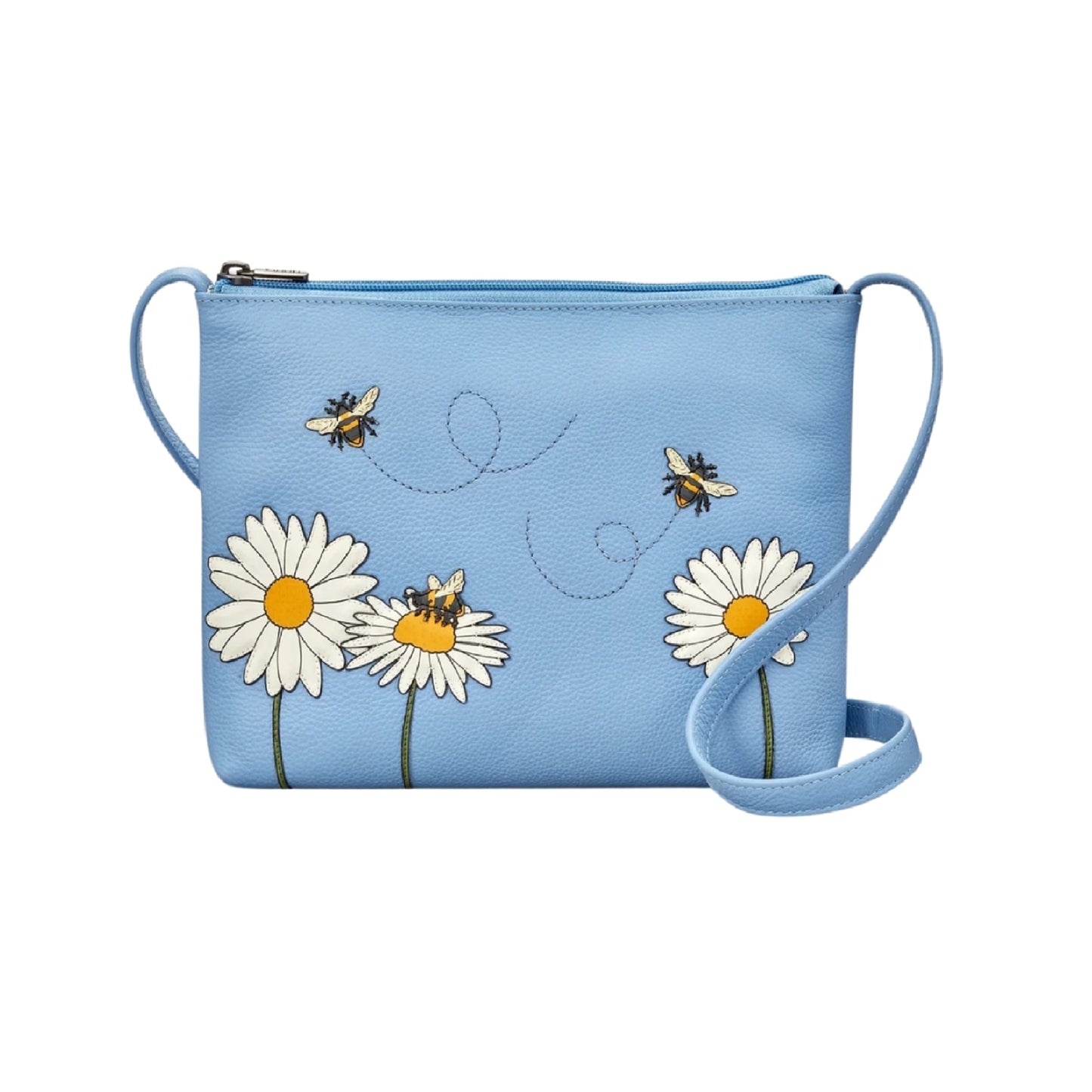 Yoshi Goods Bee Happy Leather Crossbody Bag NZ