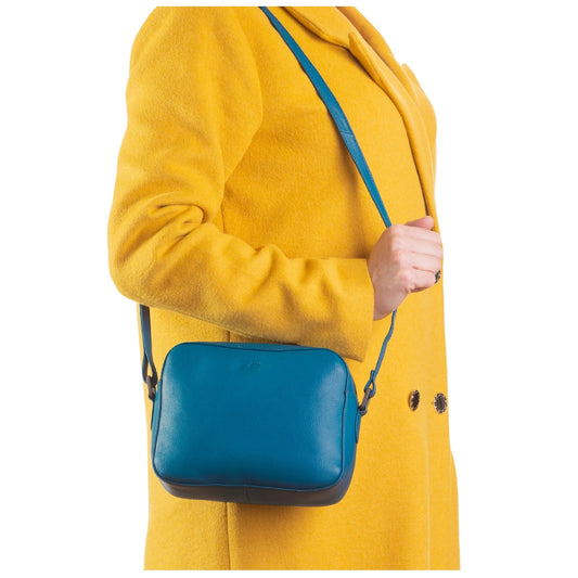 Belmont Leather Crossbody Bag - Blue