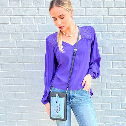 Lavender iSmart Purse - Blue