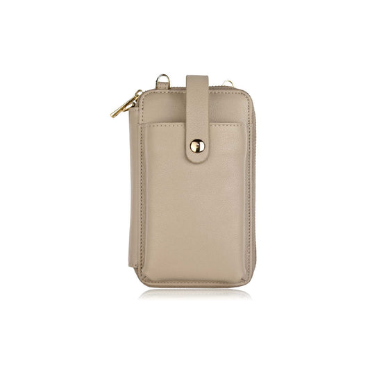 Eden Leather Smartphone Bag, Tan - The Leather Store
