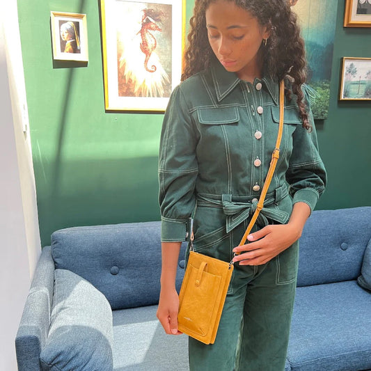 Pastel iSmart Purse - Mustard