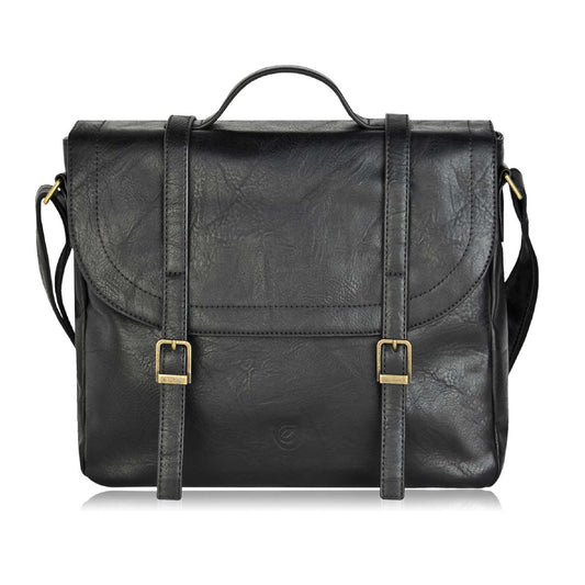 River Messenger Satchel - Black - LAST ONE!