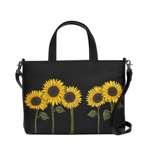 Yoshi Goods Leather Sunflower bag NZ