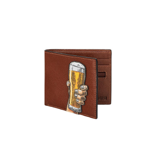 Cheers Men's Leather Wallet - Brown