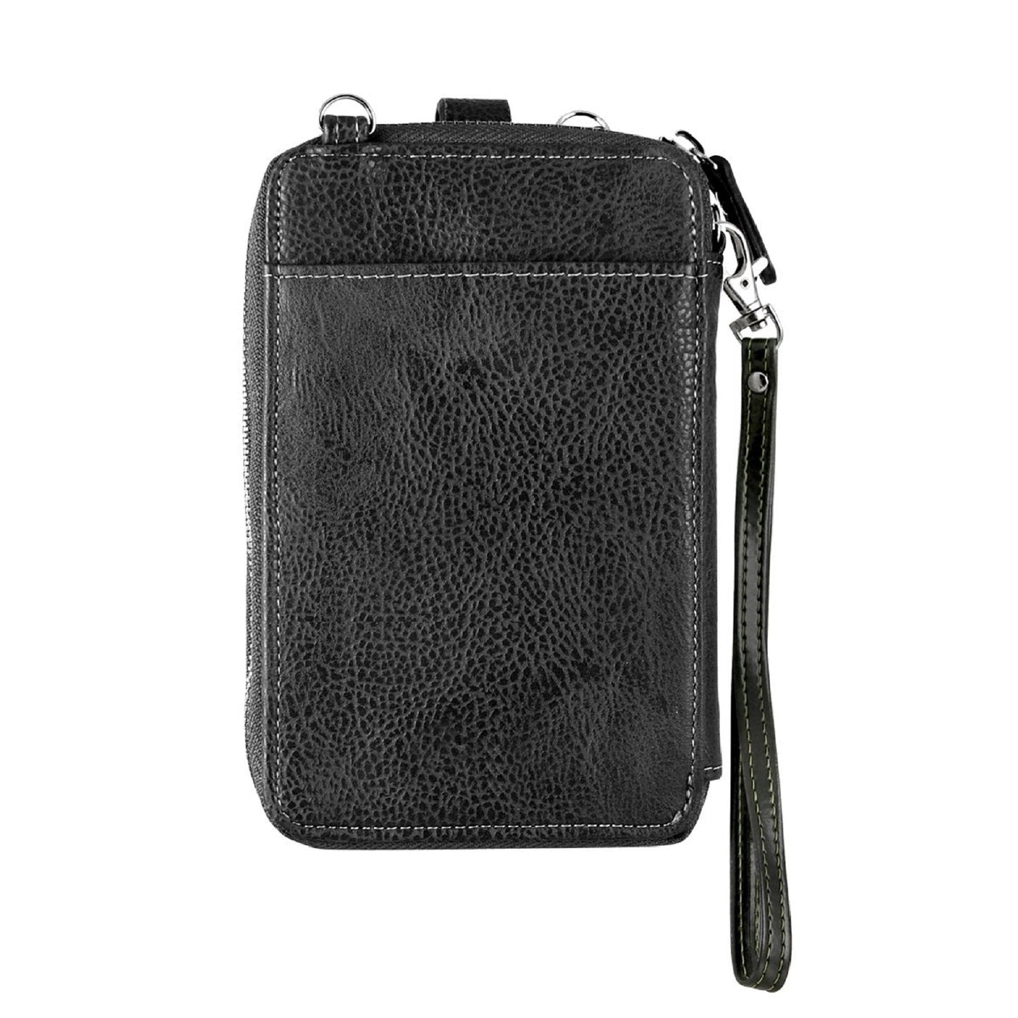 Orchid Smartphone Pouch - Black